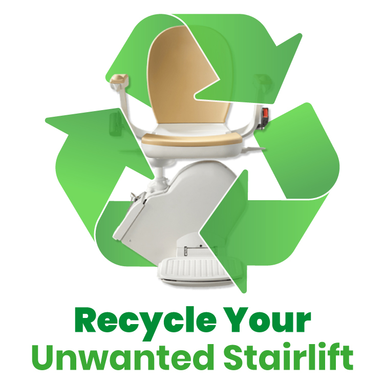 recycle your unwanted stairlift with Halton Stairlift